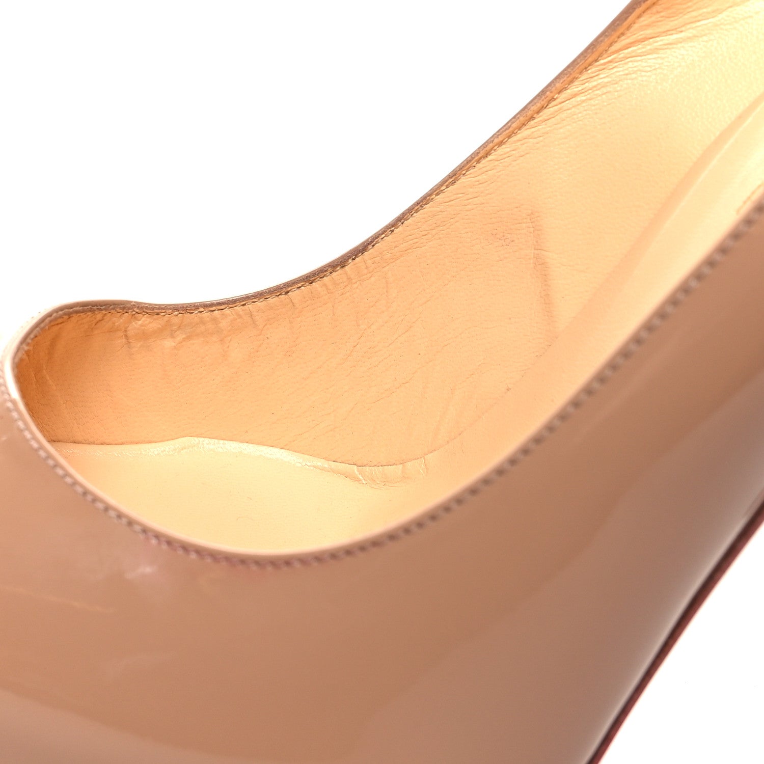 Christian Louboutin Patent Rolando 120 Pumps 41 Nude 9 of 9