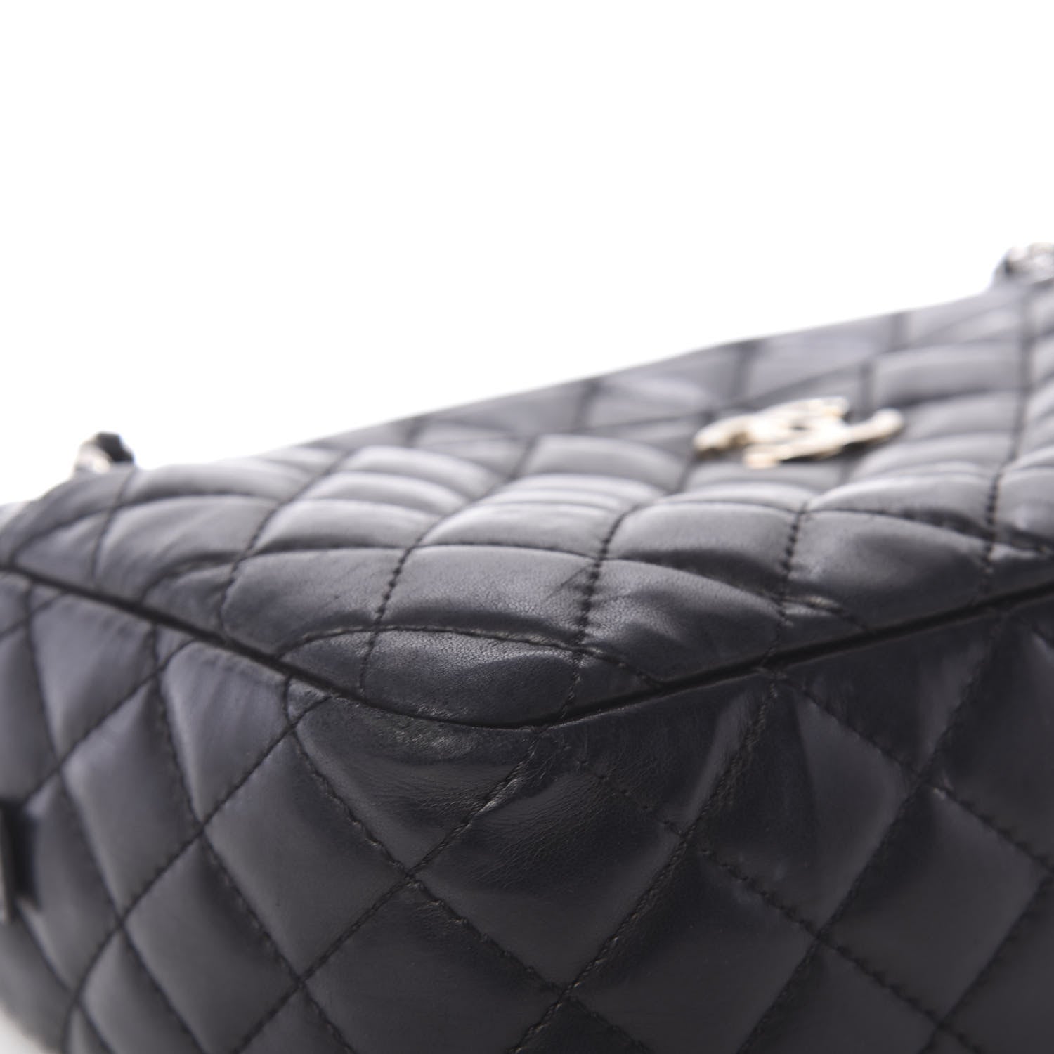 Chanel Lambskin Quilted Medium Camera Case Black 10 of 17