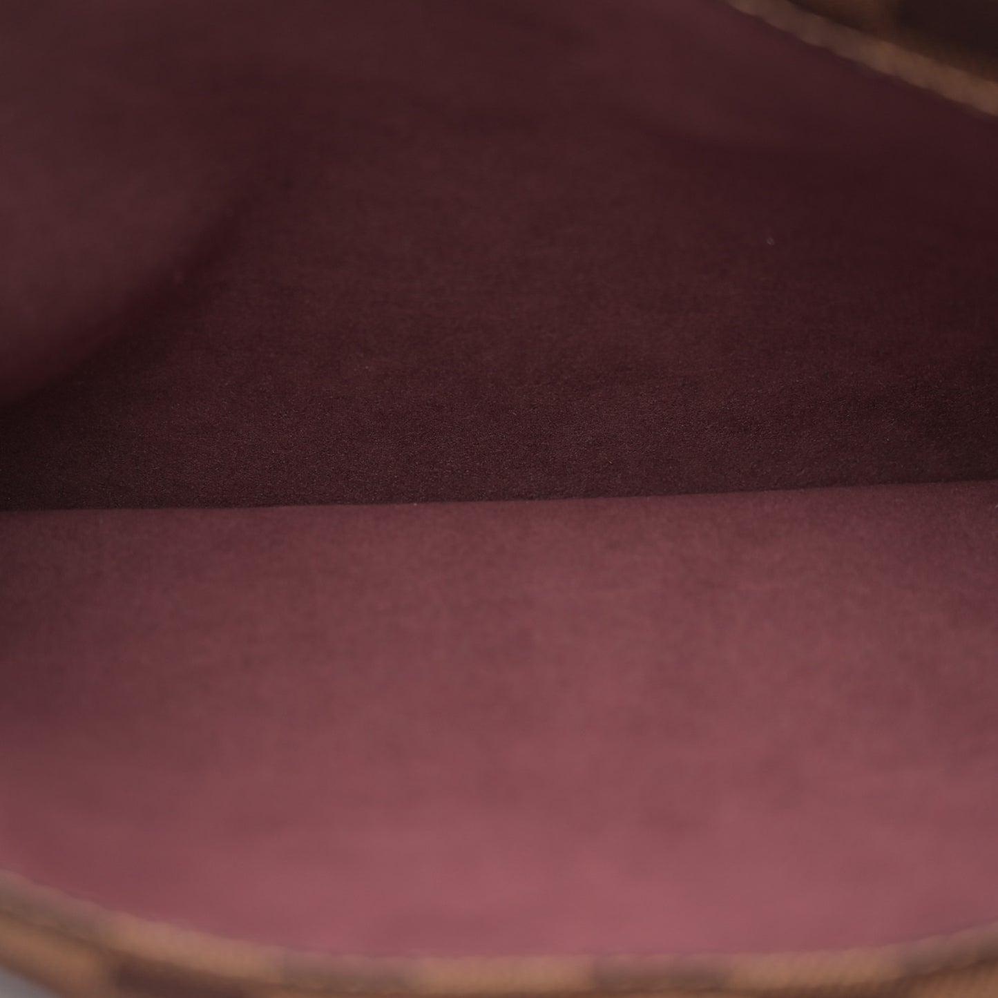 Cuir Taurillon Damier Ebene Normandy Bordeaux