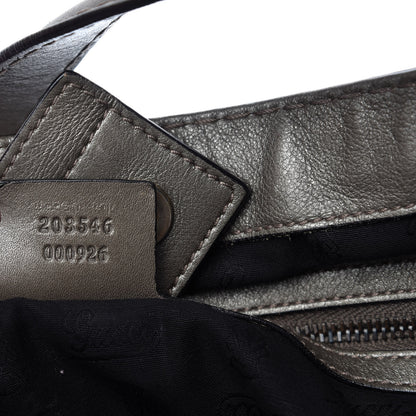 Gucci Guccissima Medium Jockey Tote Grey 9 of 10