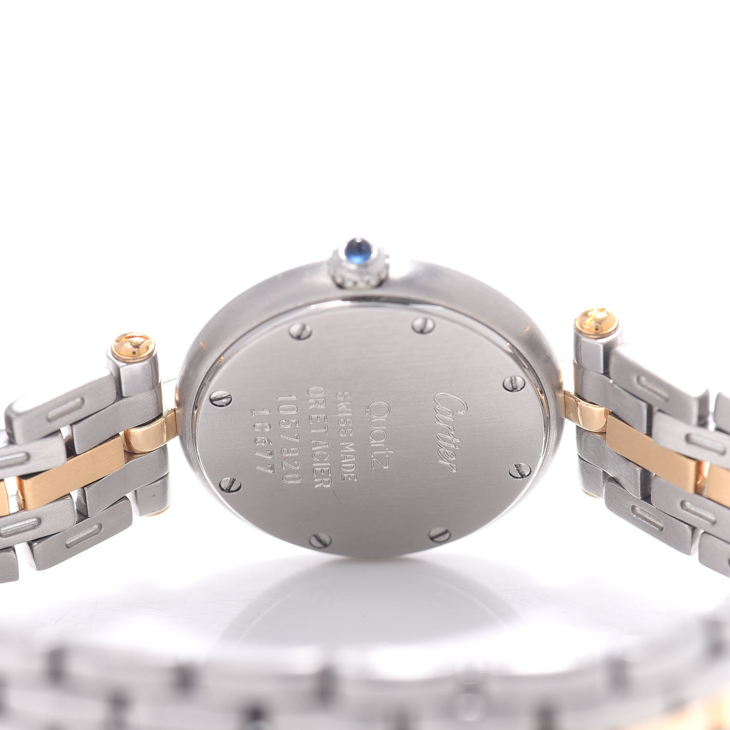 Cartier Stainless Steel 18K Yellow Gold 24mm Panthere Vendome Quartz Watch 4 of 4