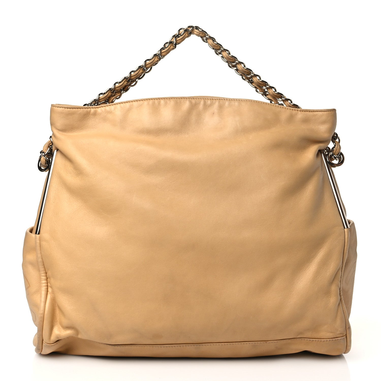 Chanel Lambskin Large Ultimate Soft Tote Beige 1 of 15