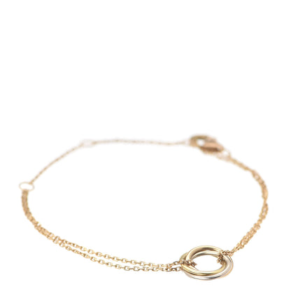 Cartier 18K Pink Yellow White Gold Trinity Bracelet 1 of 6