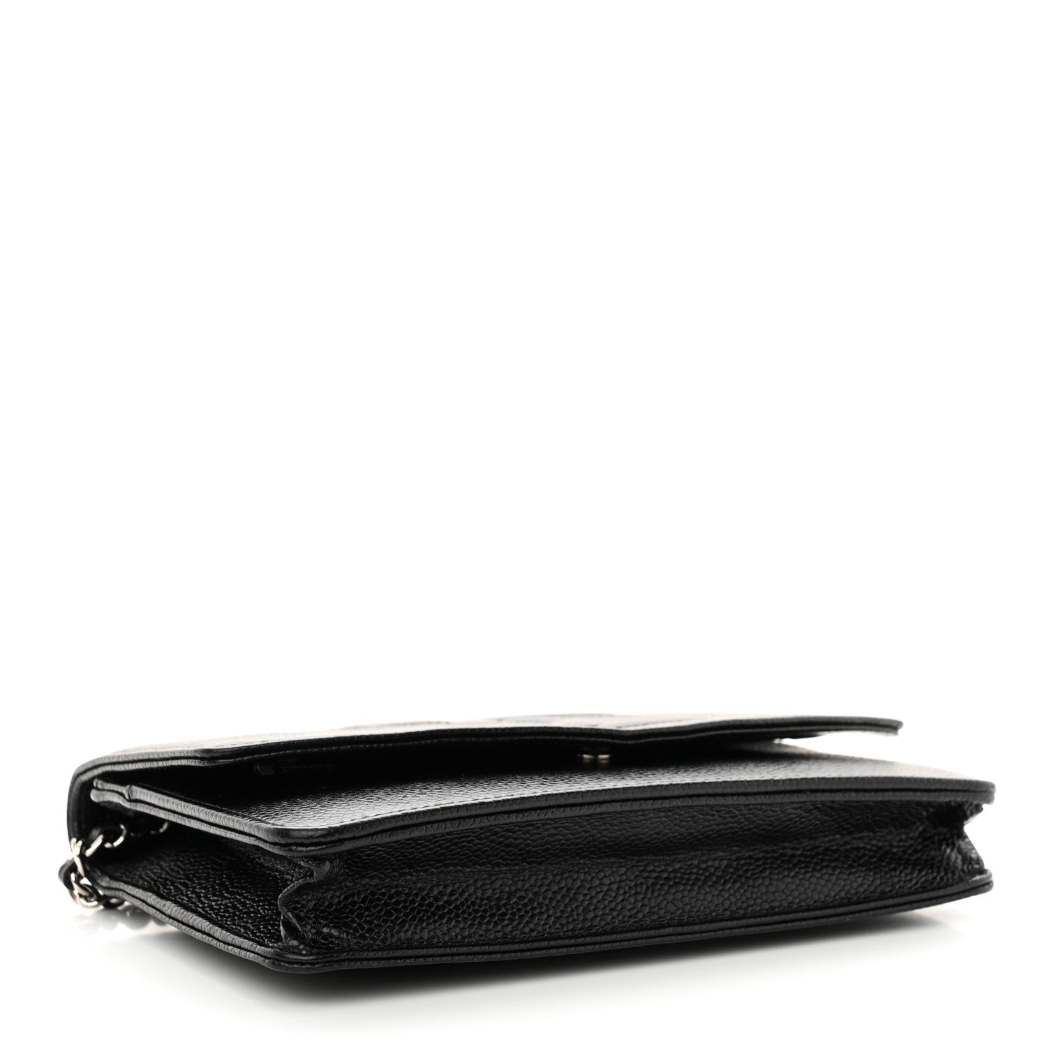 Chanel Caviar Timeless CC Wallet On Chain WOC Black 3 of 13