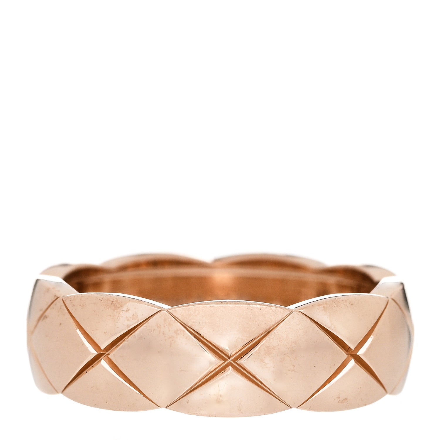 Chanel 18K Beige Gold Small Coco Crush Ring 58 8.5 3 of 7