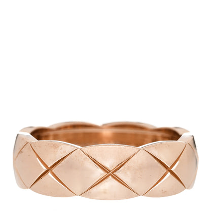 Chanel 18K Beige Gold Small Coco Crush Ring 58 8.5 3 of 7
