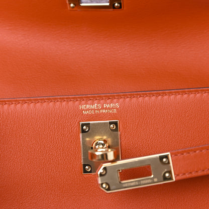 Hermes Swift Kelly Danse II Belt Bag Terre Battue 6 of 8