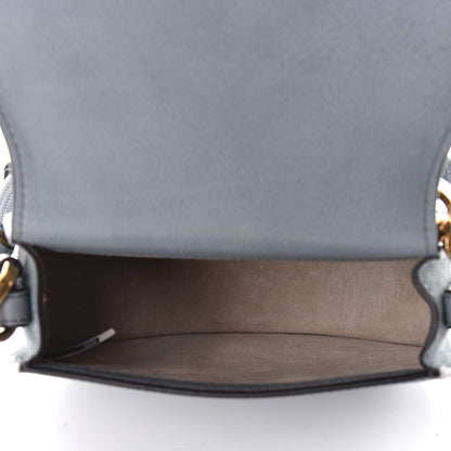 Chloe Calfskin Suede Small Nile Bracelet Bag Cloudy Blue 7 of 9