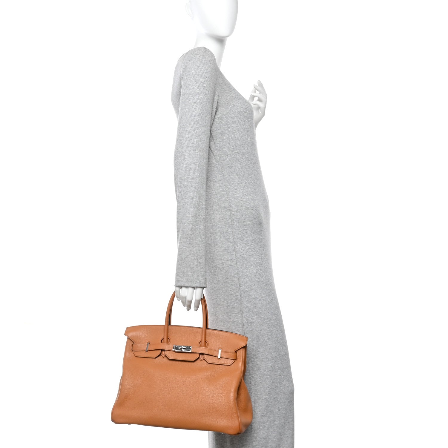 Hermes Taurillon Novillo Sea Surf and Fun Birkin 35 Toffee 2 of 15