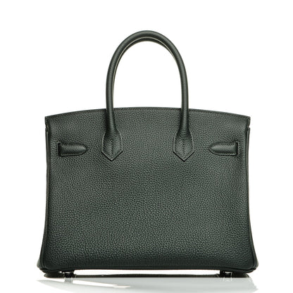 Hermes Togo Birkin 30 Vert Fonce 8 of 33