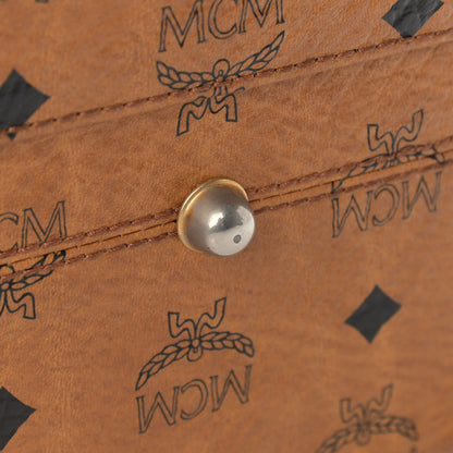 MCM Visetos Essential Boston Bag Cognac 10 of 22