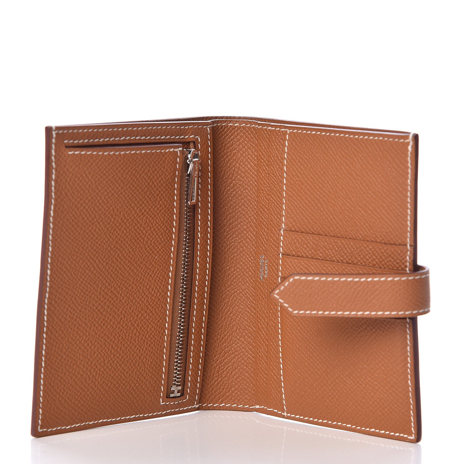 Hermes Epsom Bearn Compact Wallet Gold 5 of 8