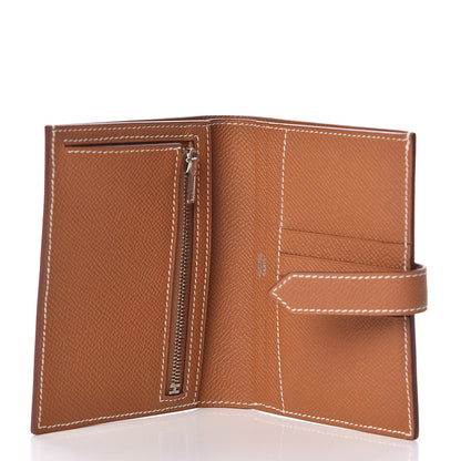Hermes Epsom Bearn Compact Wallet Gold 5 of 8