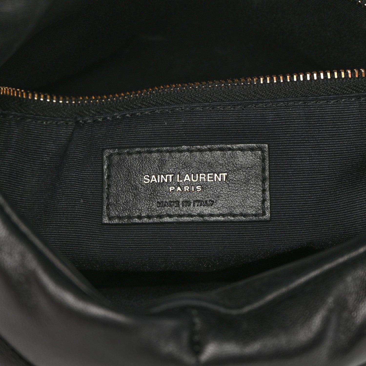 Saint Laurent Lambskin Quilted Small Loulou Puffer Monogram Chain Satchel Black 6 of 17