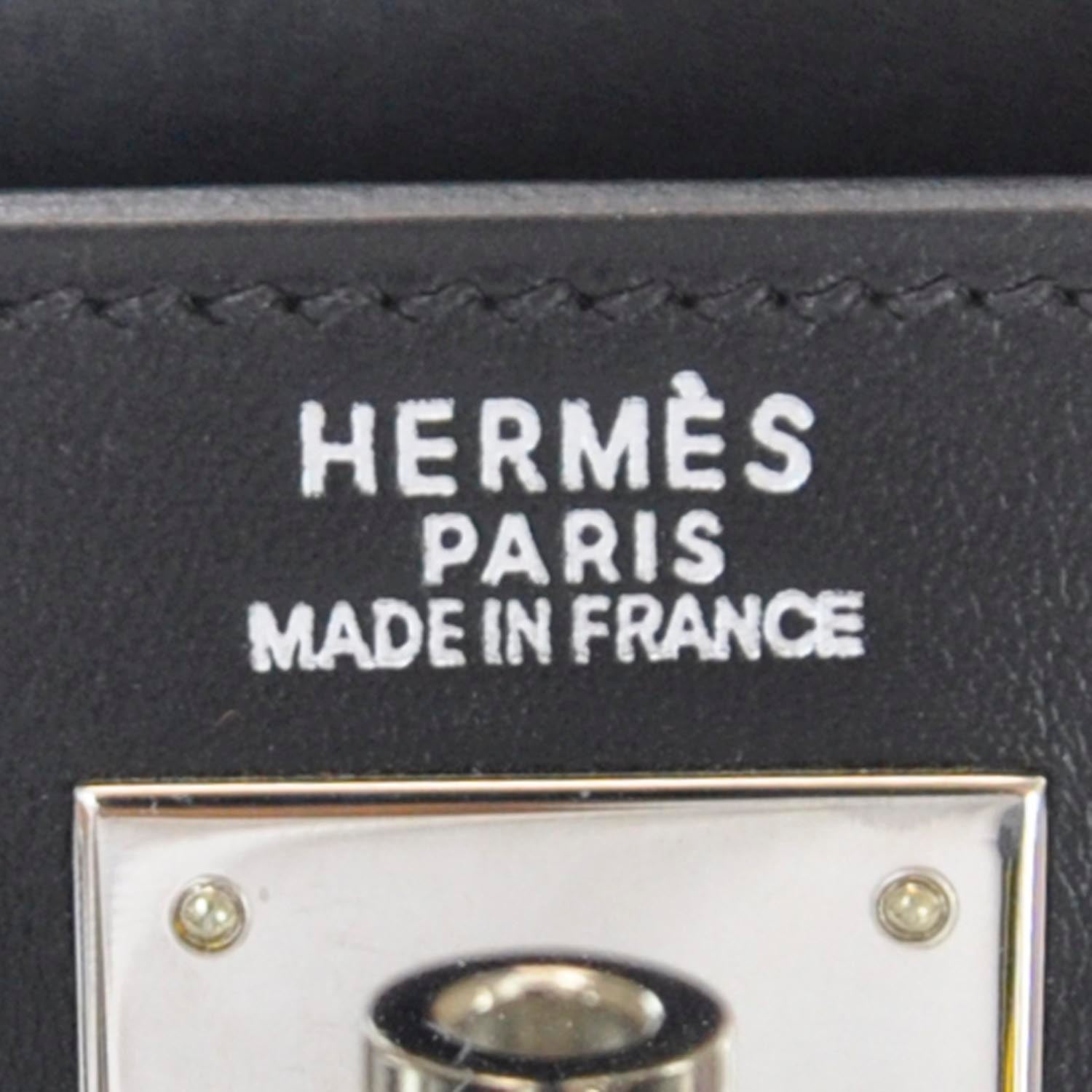 Hermes Chamonix Kelly 32 Black 10 of 12