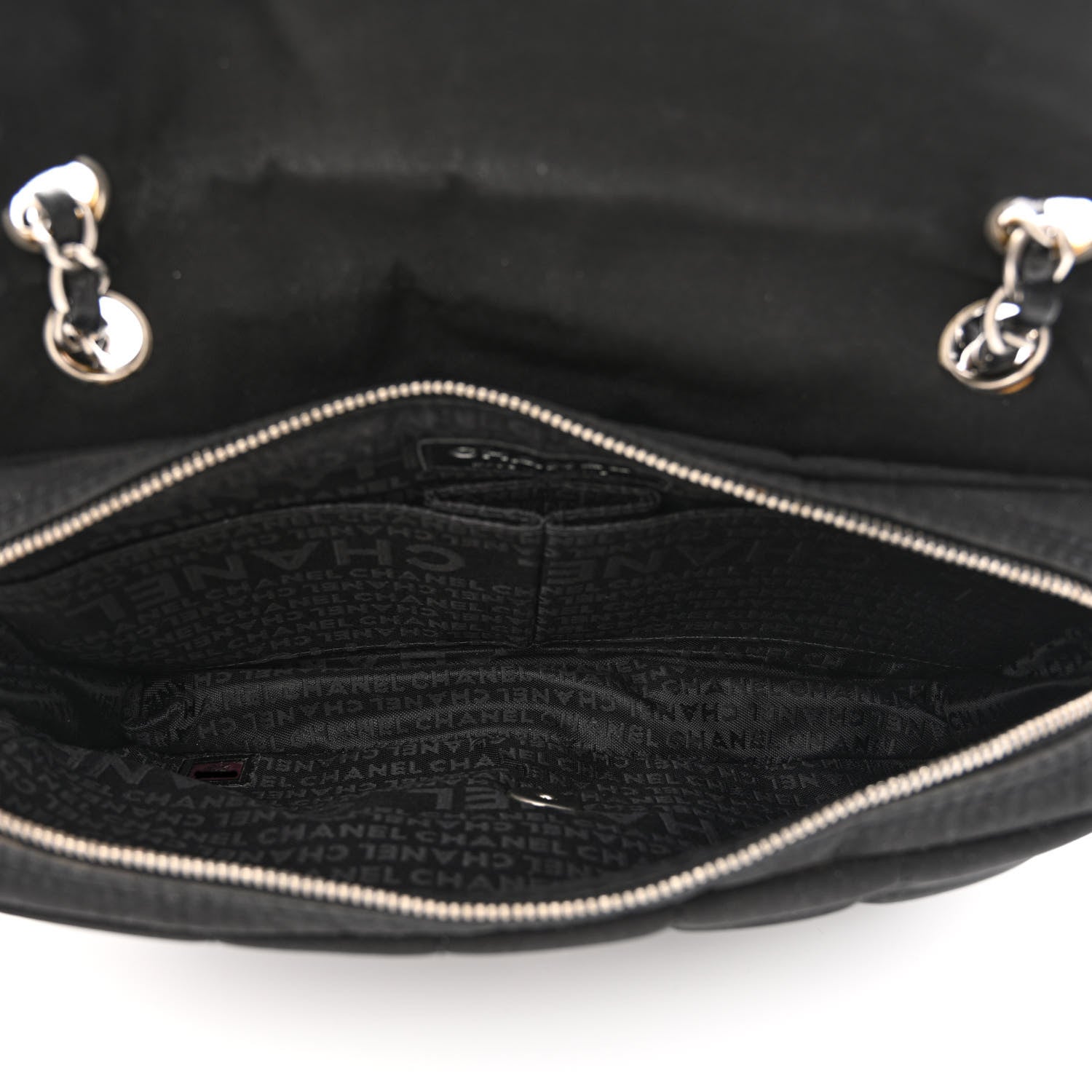 Chanel Nylon Square Quilted Flap Black 5 of 10