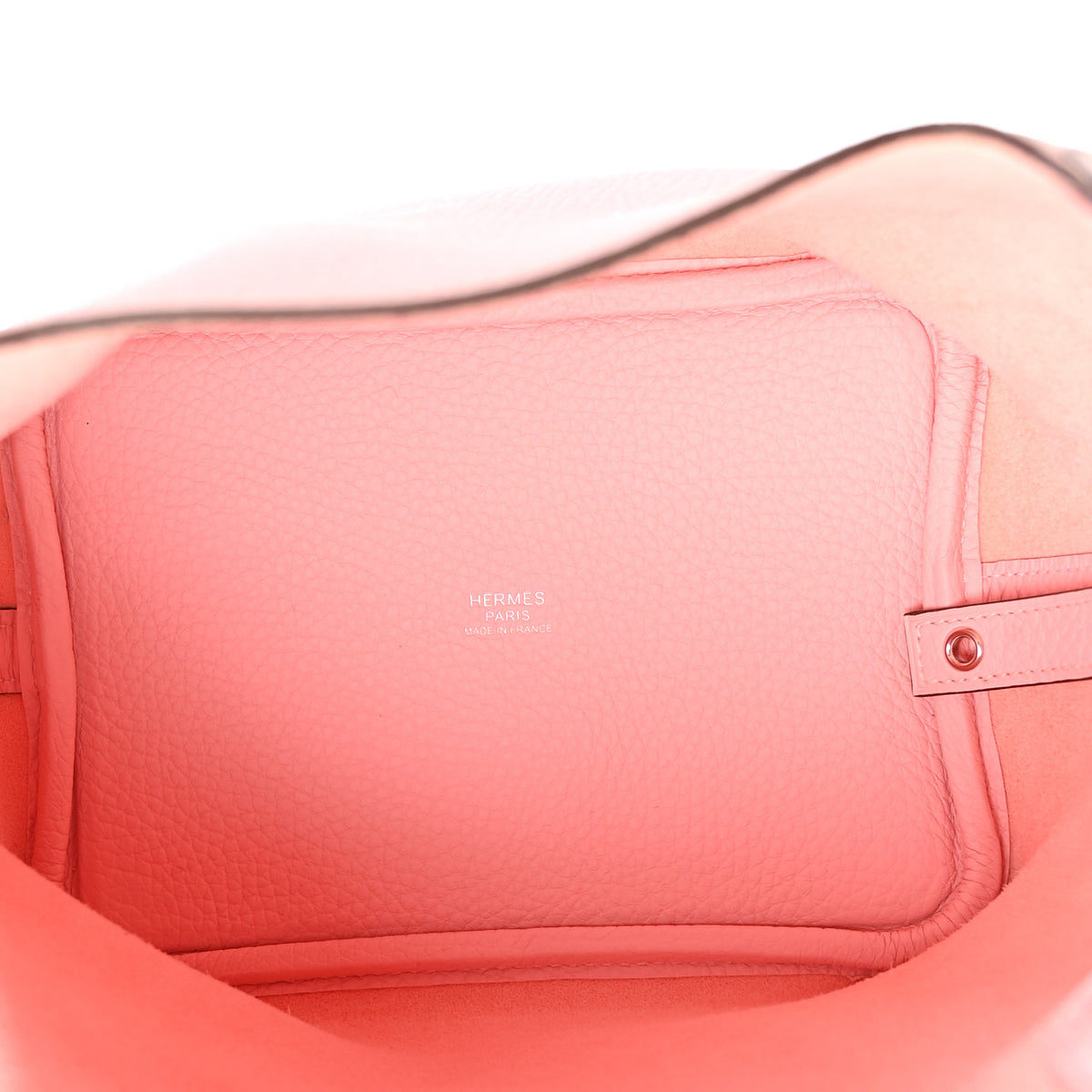 Hermes Taurillon Clemence Picotin Lock 18 PM Rose Sakura 5 of 10