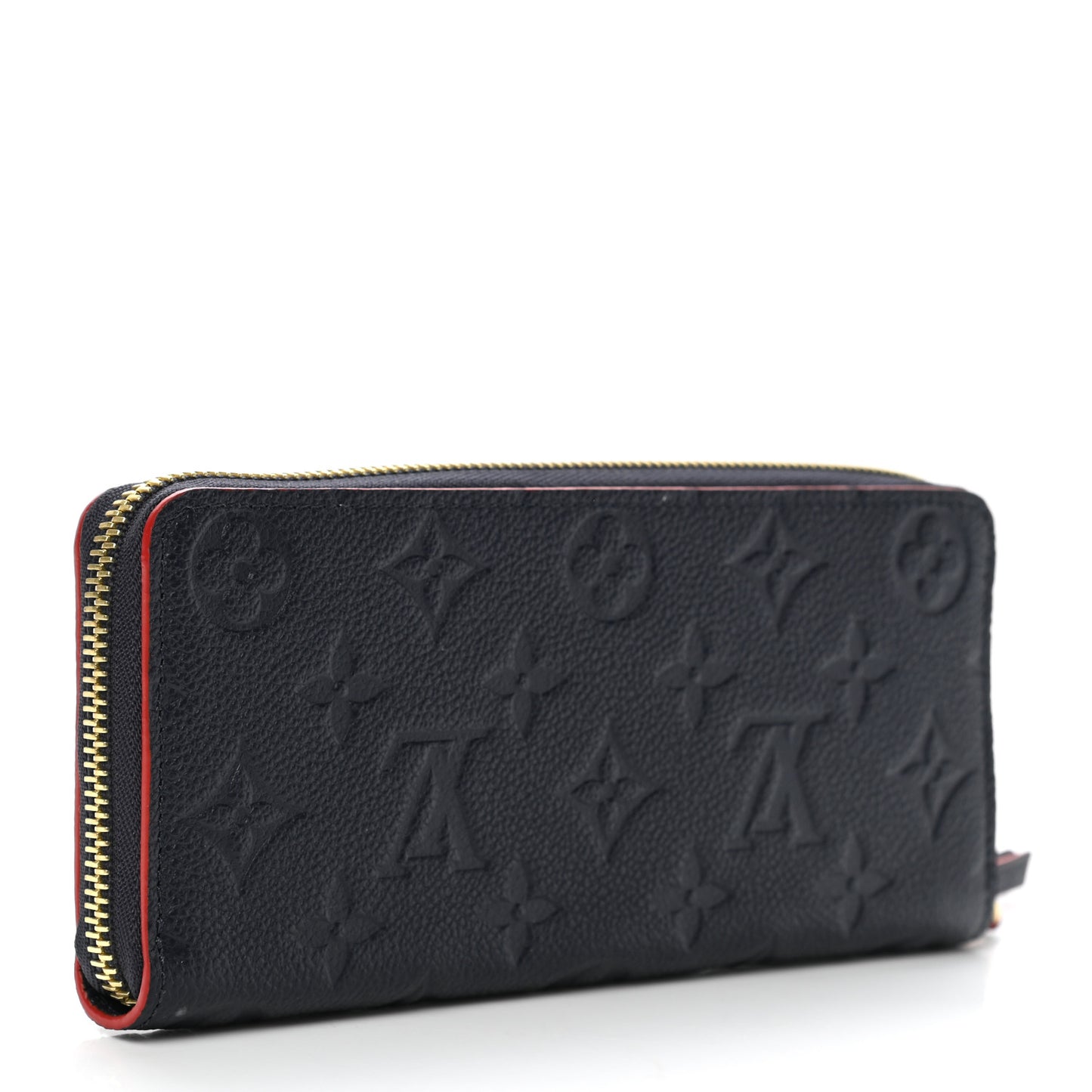 Empreinte Clemence Wallet Marine Rouge