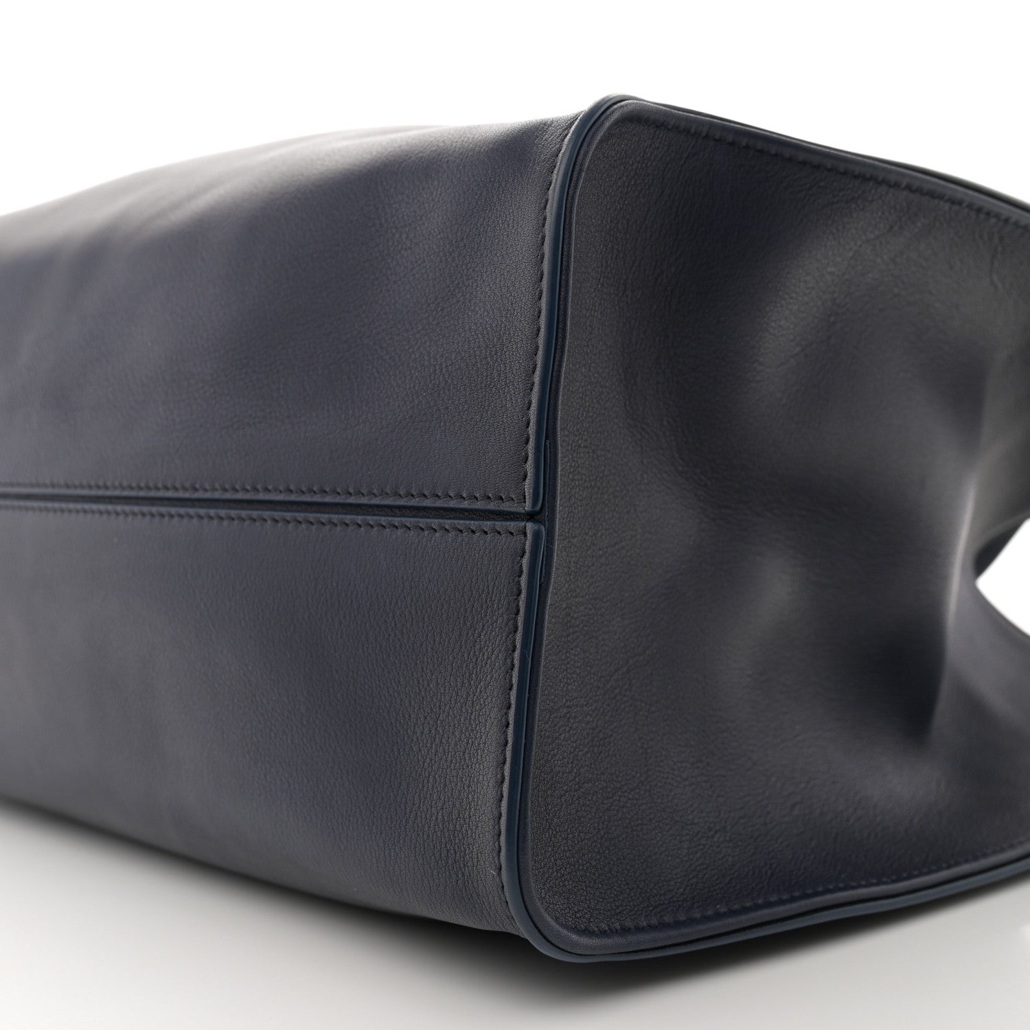 The Row Polished Saddle Calfskin Alexia Bag Marine 10 of 13