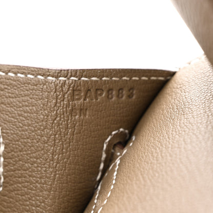 Hermes Epsom Birkin Sellier 25 Etoupe 7 of 11