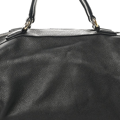 Gucci Pebbled Calfskin Medium Soho Boston Black 8 of 10