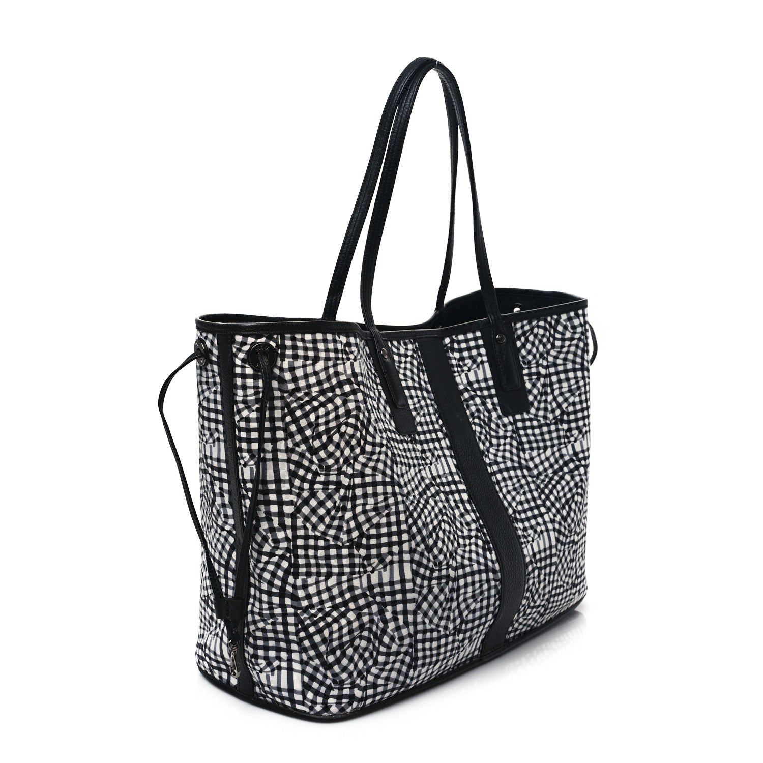 MCM Visetos Large Liz Reversible Shopper Tote Black 5 of 17