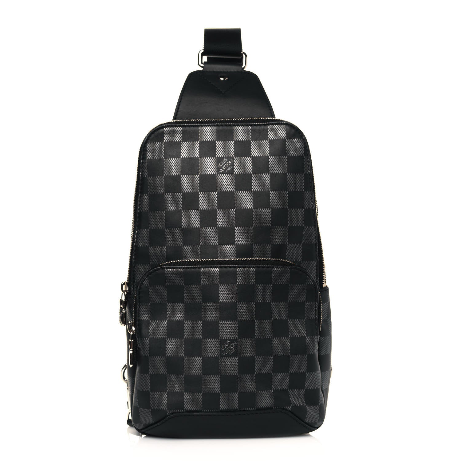 Louis Vuitton Damier Infini Avenue Sling Bag Onyx Silver 1 of 14