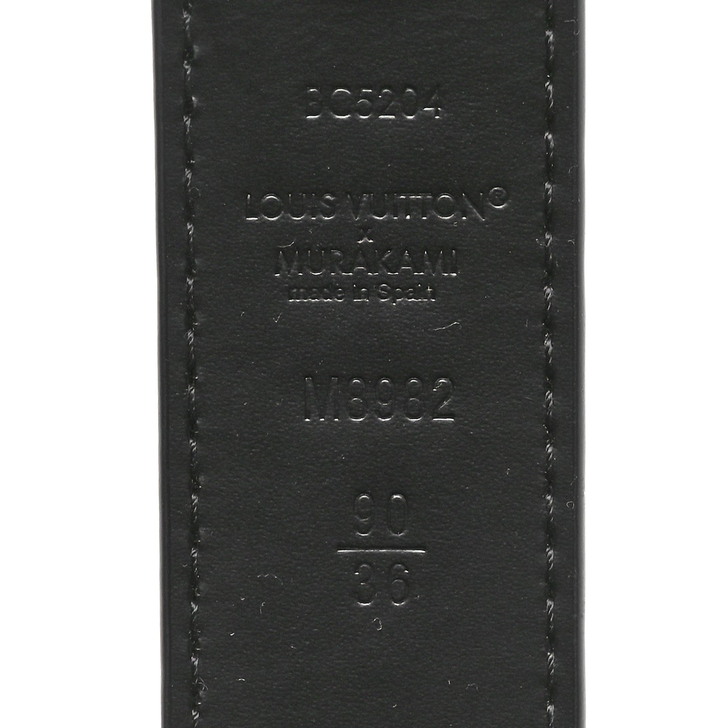 LV X TM Monogram Multicolor D Ring Belt 90 36 Black