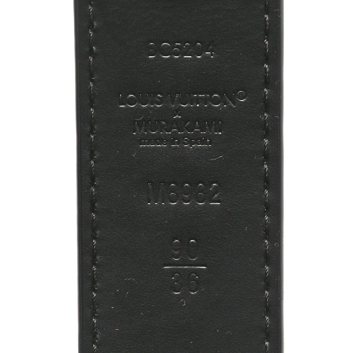 Louis Vuitton LV X TM Monogram Multicolor D Ring Belt 90 36 Black 5 of 5