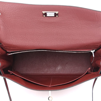 Hermes Fjord Kelly Retourne 32 Rouge H 5 of 14