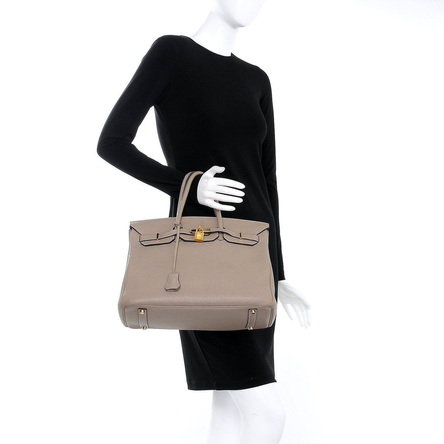 Hermes Togo Birkin 35 Gris Tourterelle 2 of 36