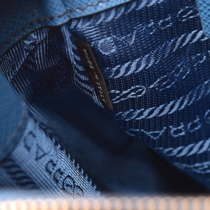 Prada Saffiano Large Galleria Double Zip Tote Cobalto 7 of 11