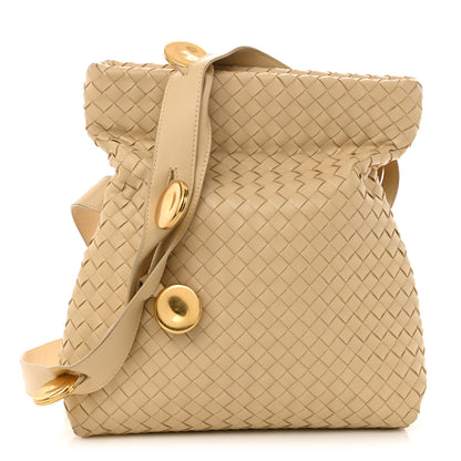 Bottega Veneta Nappa Intrecciato The Fold Crossbody Porridge 1 of 12