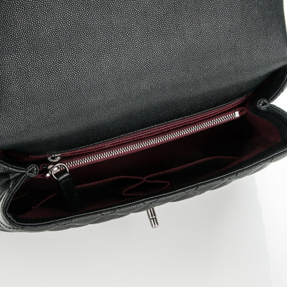 Chanel Caviar Quilted Small Coco Handle Flap Black 5 of 7