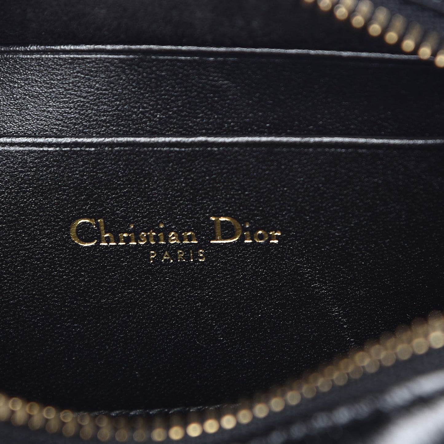 Crinkled Calfskin Studded Cannage Camera Case Black