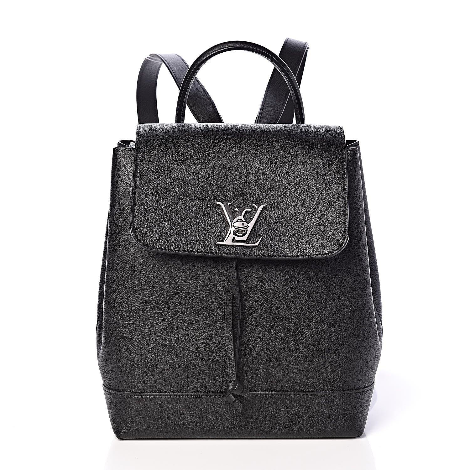 Louis Vuitton Calfskin Lockme Backpack Black 1 of 10