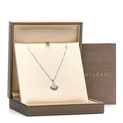 Bulgari 18K White Gold Diamond Divas' Dream Pave Necklace 5 of 5