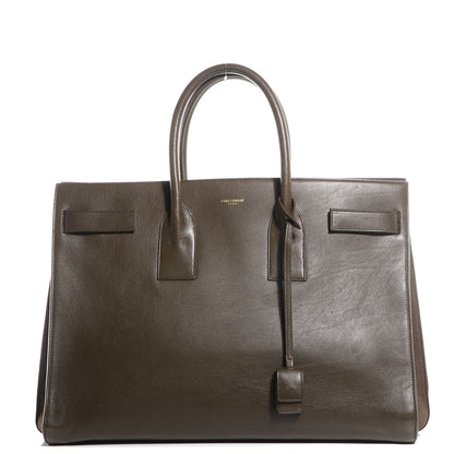 Saint Laurent Calfskin Leather Classic Large Sac de Jour Carryall Mousse 1 of 8