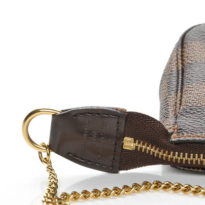 Louis Vuitton Damier Ebene Mini Pochette Accessories 6 of 8