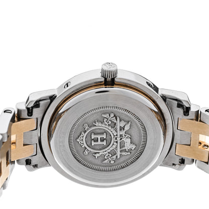 Hermes Stainless Steel 24mm Clipper Quartz Watch Gold 4 of 4
