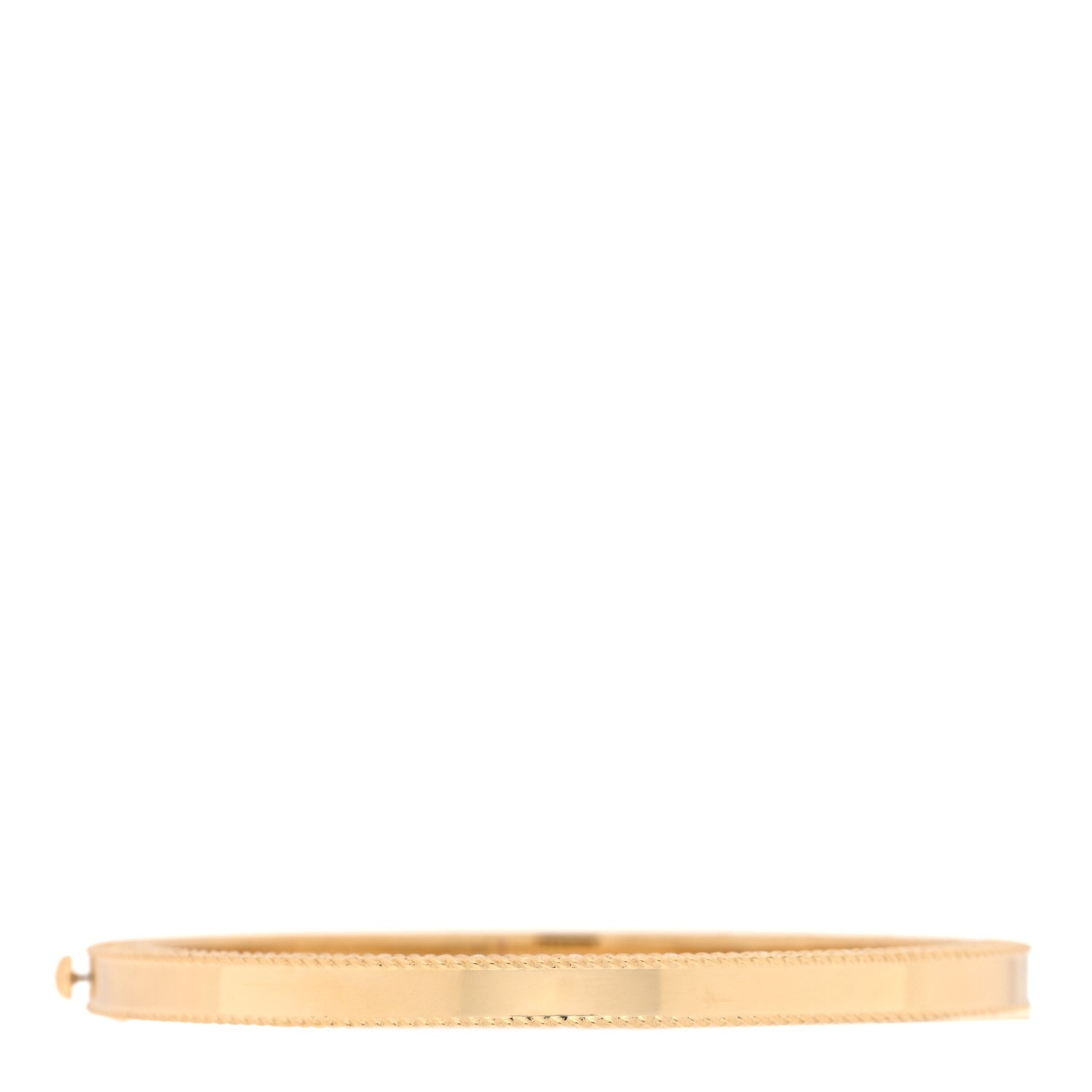 Roberto Coin 18K Yellow Gold Diamond Lapis Lazuli Hinge Bangle Bracelet 2 of 3