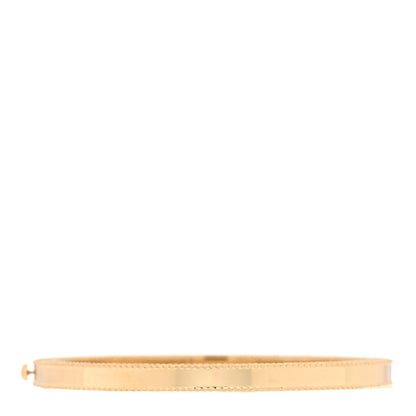 Roberto Coin 18K Yellow Gold Diamond Lapis Lazuli Hinge Bangle Bracelet 2 of 3