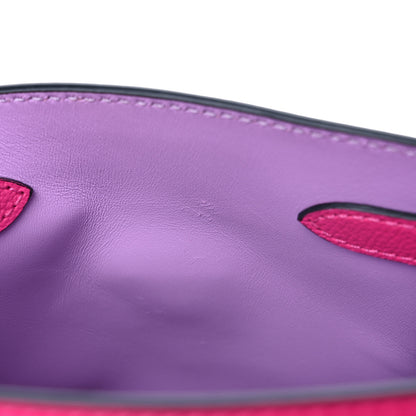 Versace Grained Calfskin Medusa Small Top Handle Handbag Cerise 9 of 10