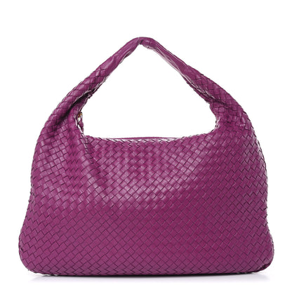 Bottega Veneta Nappa Intrecciato Large Veneta Hobo Orchid 1 of 11