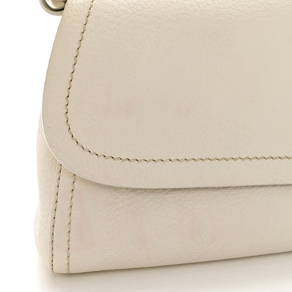 Prada Vitello Daino Swing Flap Shoulder Bag White 15 of 17