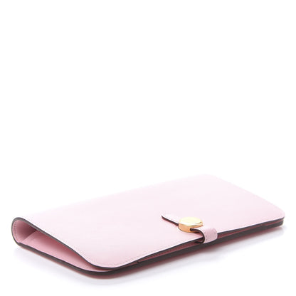 Hermes Swift Dogon Duo Wallet Rose Sakura 5 of 9