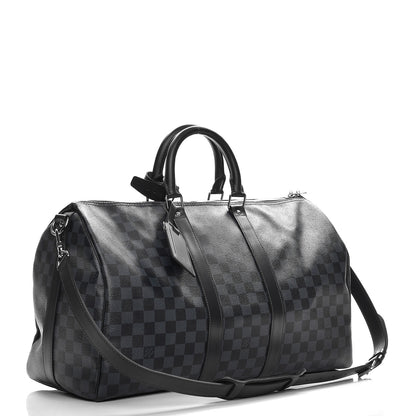 Louis Vuitton Damier Cobalt Keepall Bandouliere 45 4 of 8