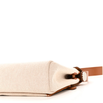 Hermes Military Toile Vache Hunter Herbag Zip Retourne 20 Ecru Beige Fauve 10 of 11