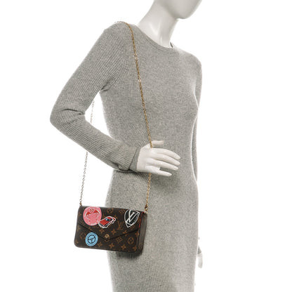 Louis Vuitton Monogram World Tour Pochette Felicie 2 of 6