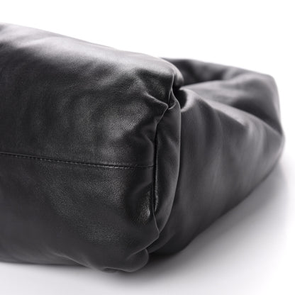 Bottega Veneta Smooth Butter Calfskin Small The Shoulder Pouch Black 7 of 9